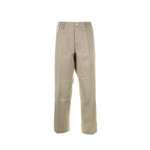 RE-HASH Women's Casual Straight Leg Chino Trousers Women Beige Pants